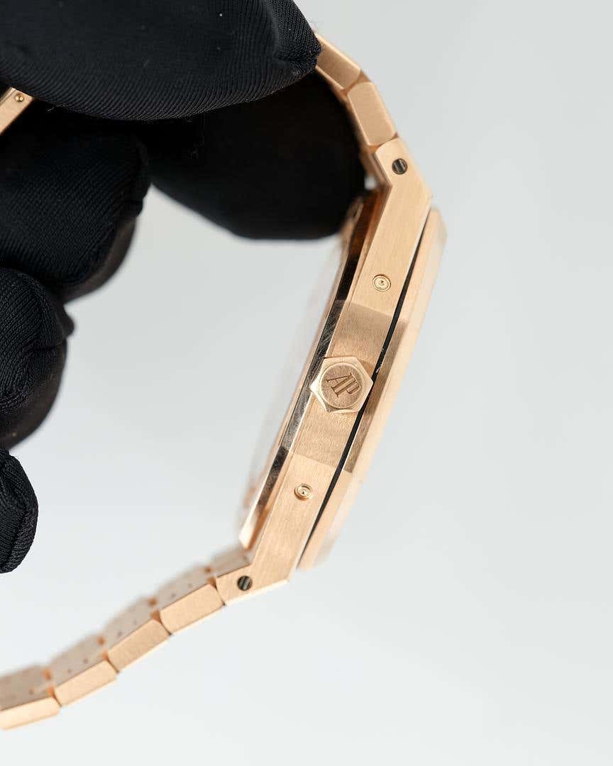 Audemars Piguet Royal Oak Perpetual Calendar/ 18k Rose Gold/ Blue