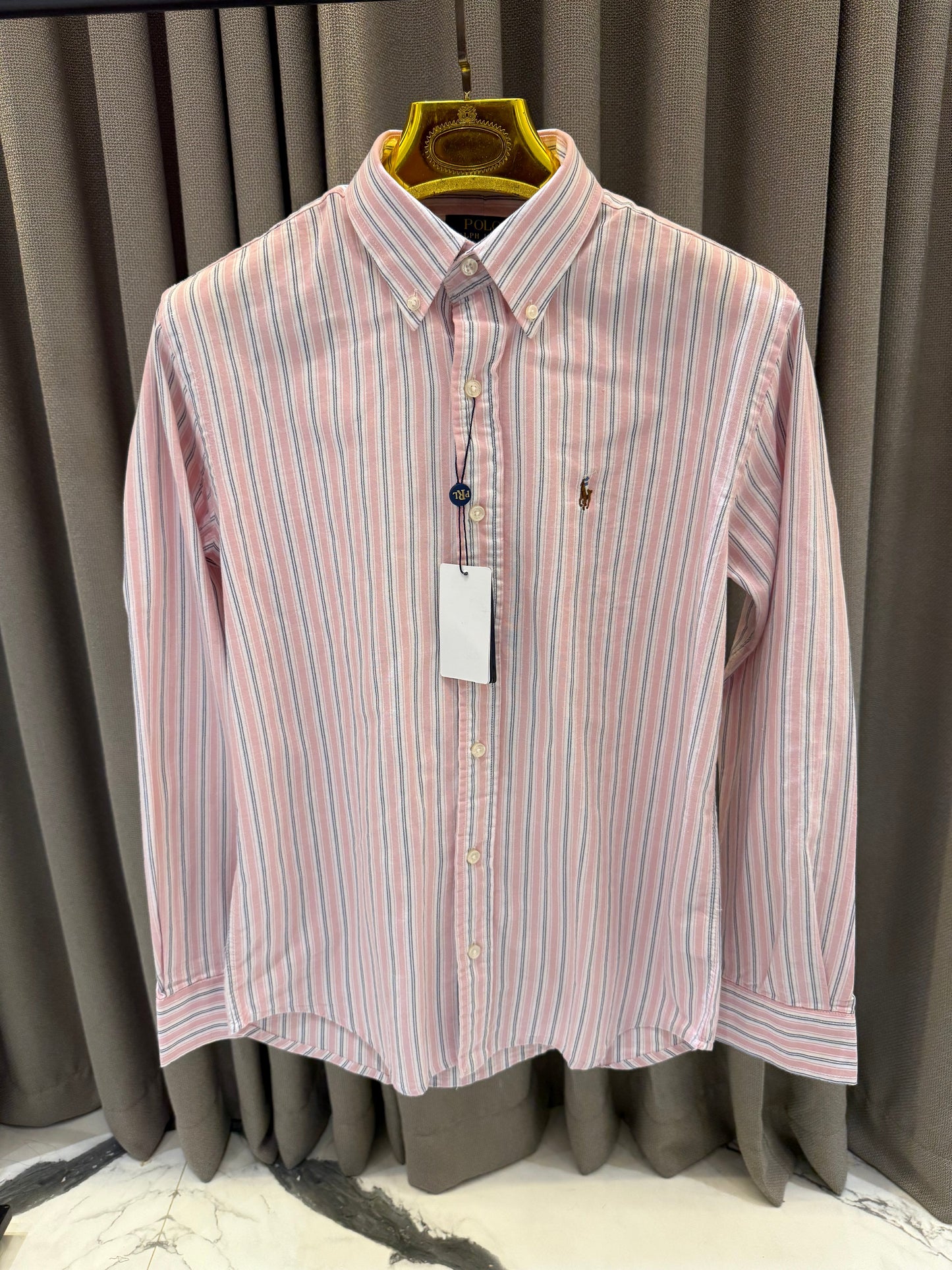 RALPH LAUREN PINK TEXTURE SHIRT R1