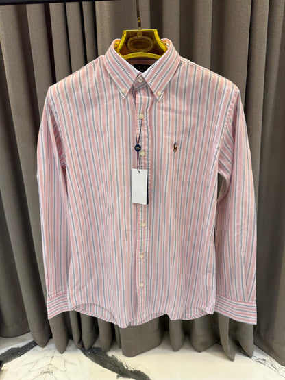 RALPH LAUREN PINK TEXTURE SHIRT R1