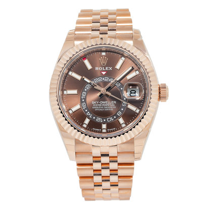 ROLEX SKY DWELLER - GOLD CHOCLOATE