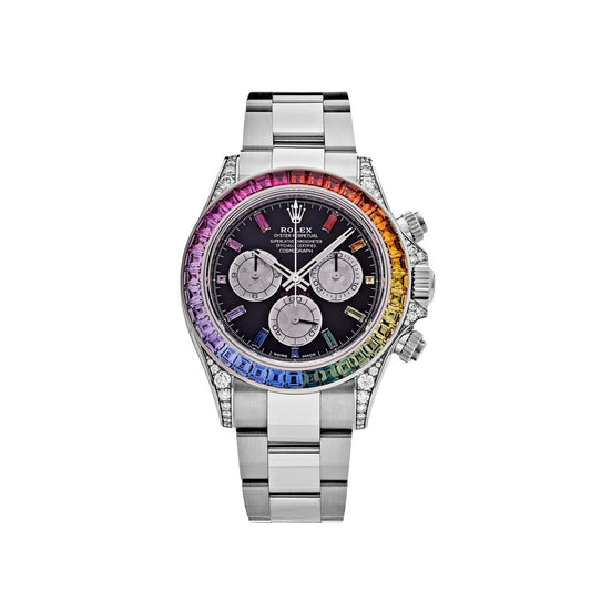 ROLEX DAYTONA RAINBOW (STEEL SILVER)