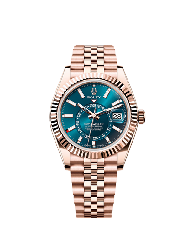 ROLEX SKY DWELLER - GOLD BLUE