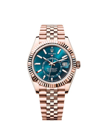 ROLEX SKY DWELLER - GOLD BLUE