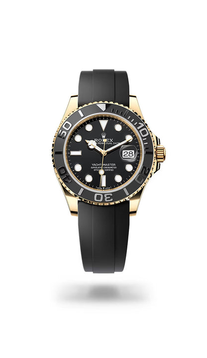 ROLEX YACHT MASTER - GOLD BLACK