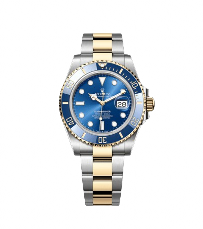 ROLEX SUBMARINER DATE JUST - BLUE GOLD