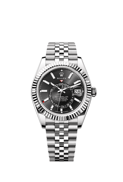 ROLEX SKY DWELLER -  SILVER BLACK