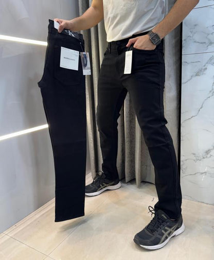 CALVIN KLEIN IMPORTED JET BLACK DENIM