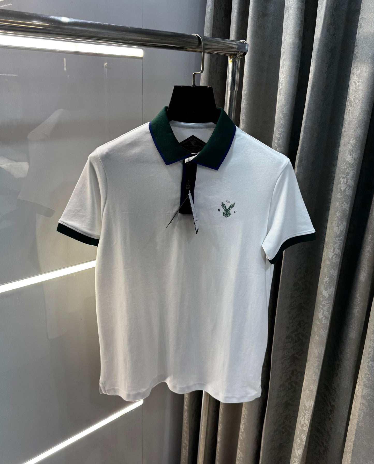 RARE RABBIT PREMIUM WHITE POLO RR