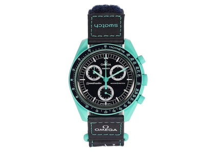 Swatchh x Omegaa Bioceramic Moonswatch Mission On Earth Polar Lights
