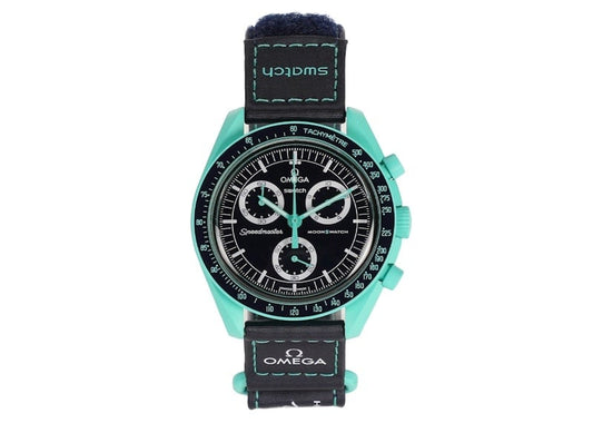 Swatchh x Omegaa Bioceramic Moonswatch Mission On Earth Polar Lights