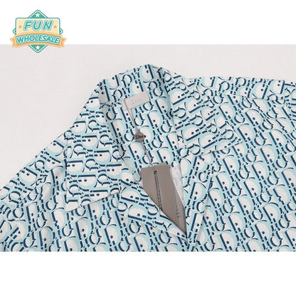 DIOR OBLIQUE IMPORTED HALF SHIRT D1