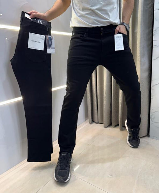CALVIN KLEIN IMPORTED JET BLACK DENIM