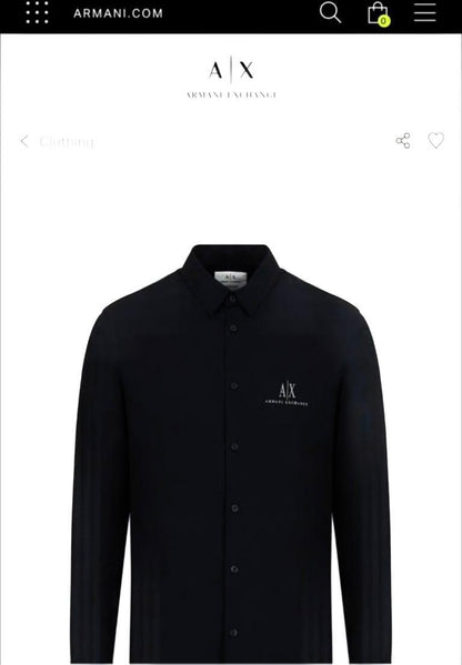 ARMANI EXCHANGE PREMIUM SHIRT AX