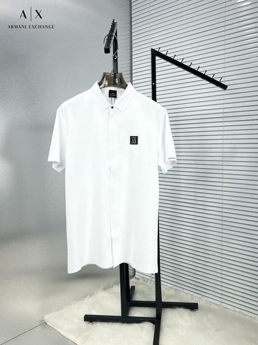 ARMANI EXCHANGE STICHLESS IMPORTED HALF SHIRT