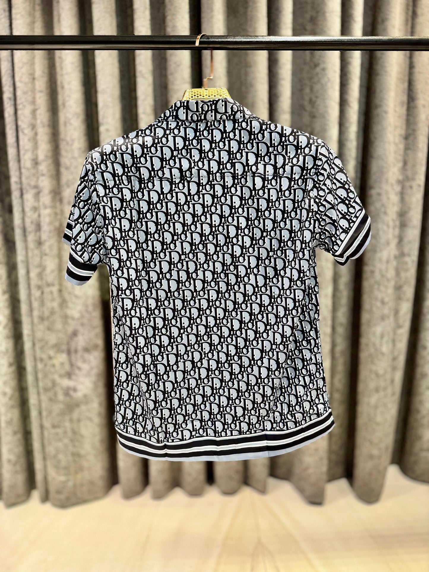 DIOR OBLIQUE IMPORTED HALF SHIRT D1