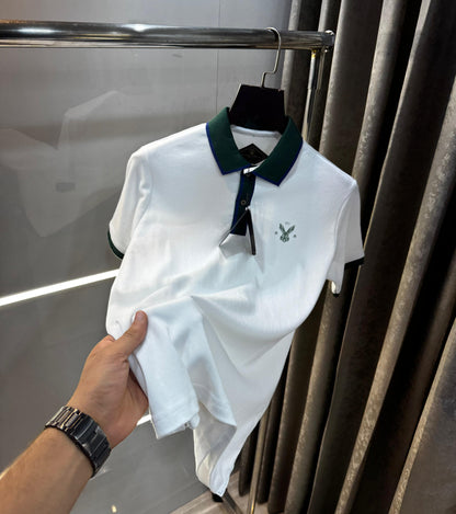 RARE RABBIT PREMIUM WHITE POLO RR