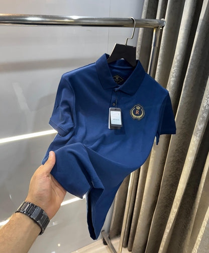 RARE RABBIT PREMIUM PETROL BLUE POLO RR