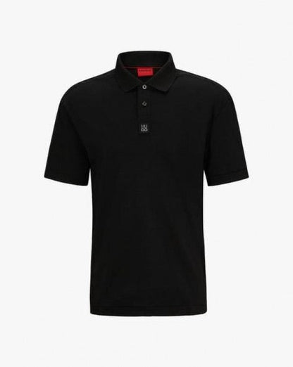 HUGO BOSS JET BLACK IMPORTED POLOS H1