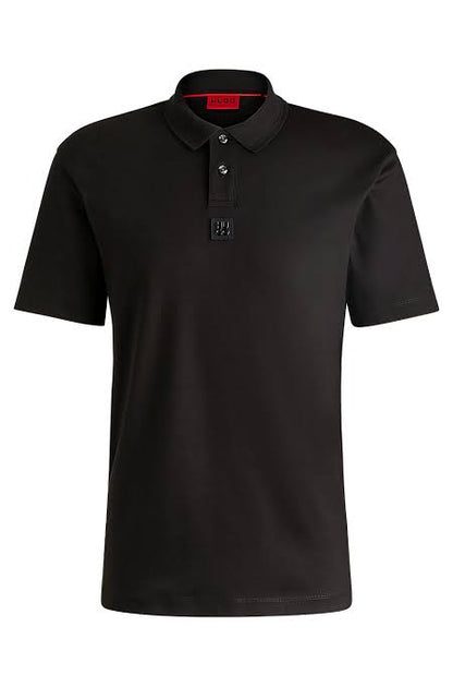 HUGO BOSS JET BLACK IMPORTED POLOS H1