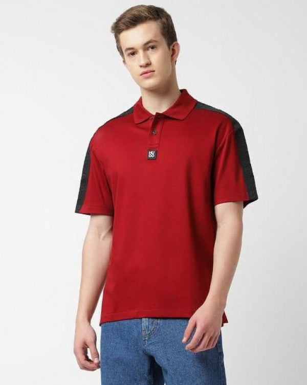 HUGO BOSS RED IMPORTED POLOS H1