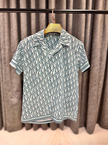 DIOR OBLIQUE IMPORTED HALF SHIRT D1