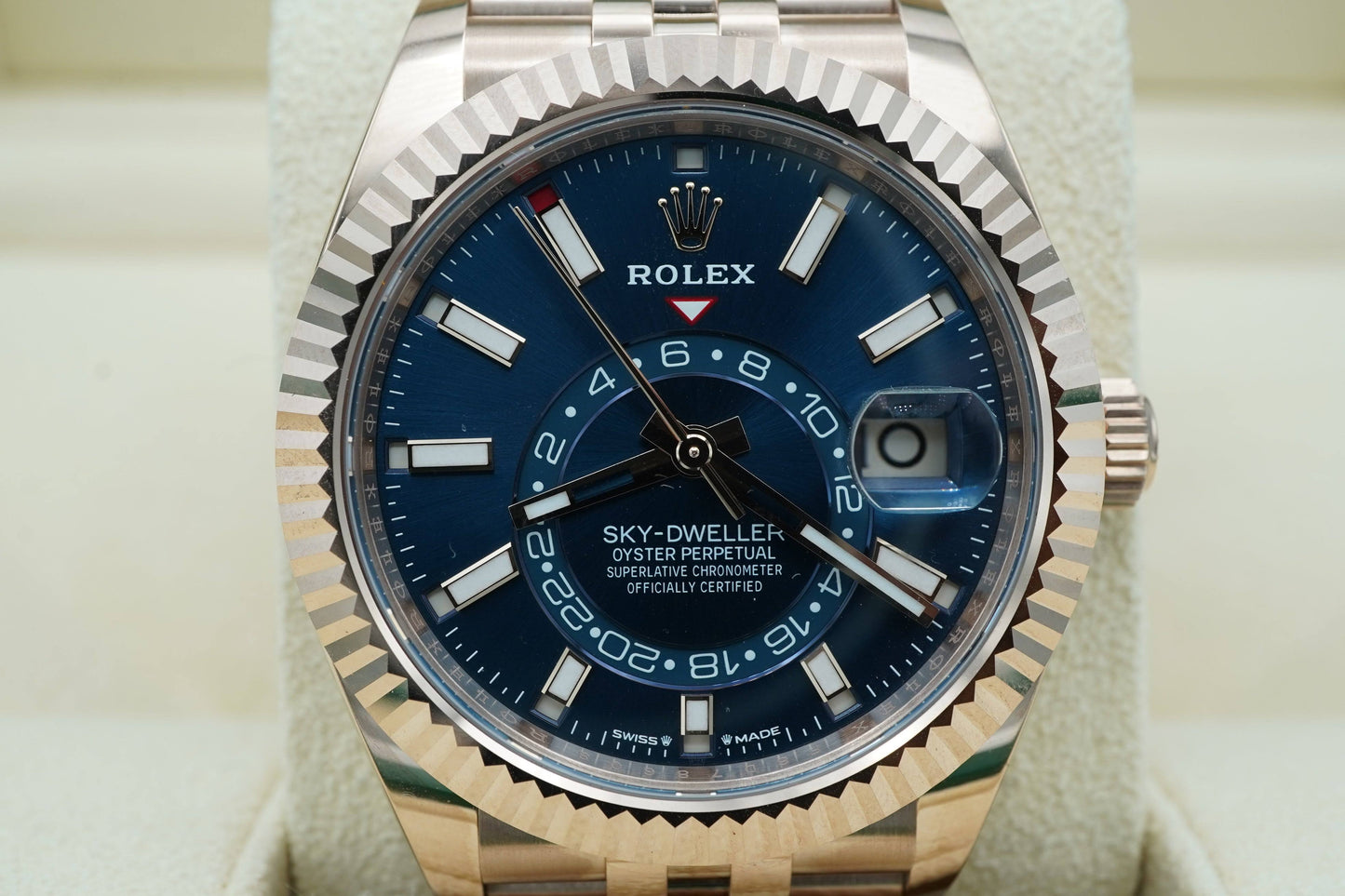 ROLEX SKY DWELLER - GOLD BLUE